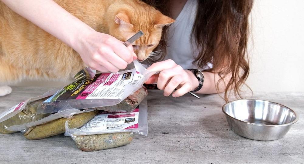 déballer des aliments frais