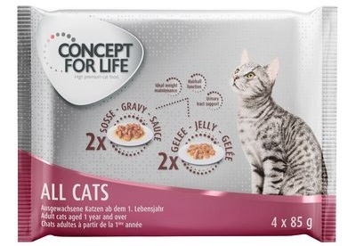 Concept for Life 4 x 85 g - All Cats