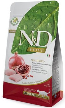 Farmina N&D Grain Free Neutered poulet, grenade