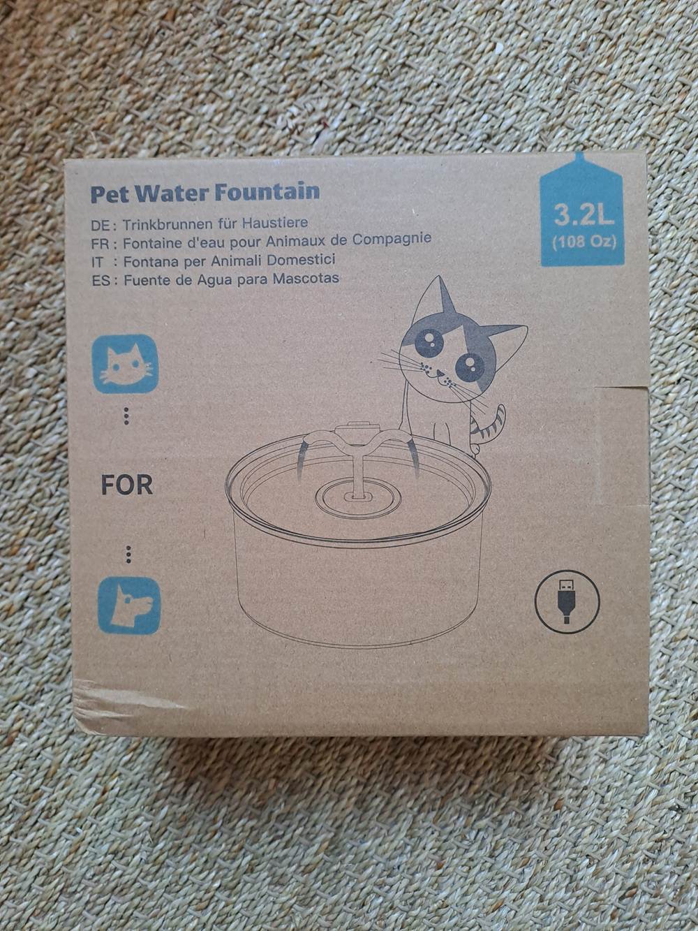 DOOOB Cat Water Fountain