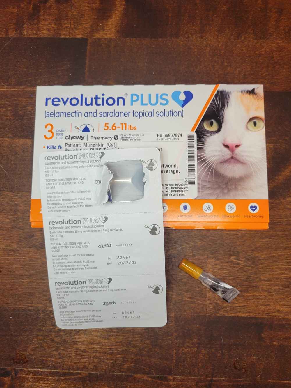 Solution topique Revolution Plus pour chats