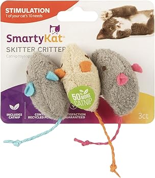 SmartyKat Skitter Critters Catnip Toy